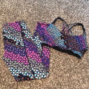 Legging and bra set
